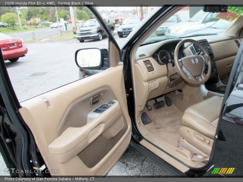 Formal Black / Olive 2008 Honda Pilot EX-L 4WD