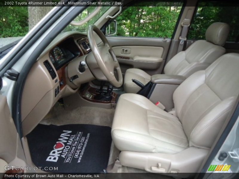 Millennium Silver Metallic / Oak 2002 Toyota 4Runner Limited 4x4