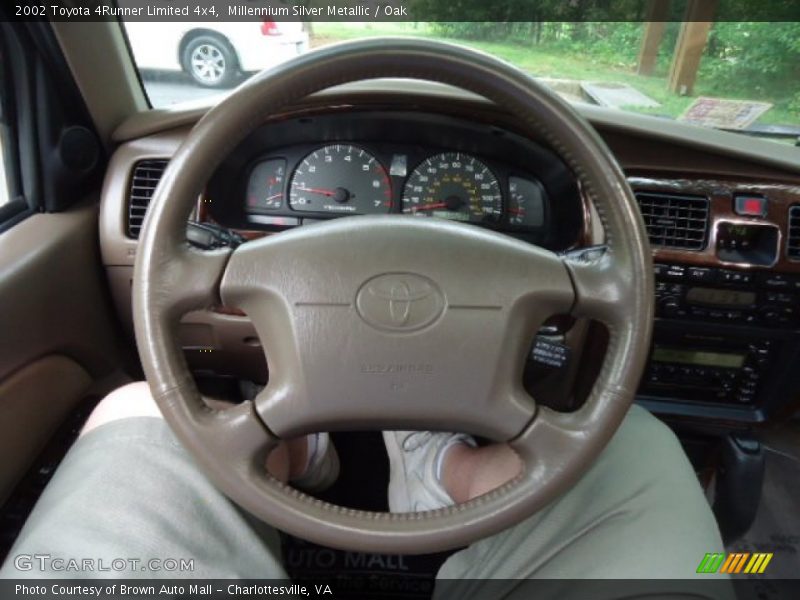 Millennium Silver Metallic / Oak 2002 Toyota 4Runner Limited 4x4