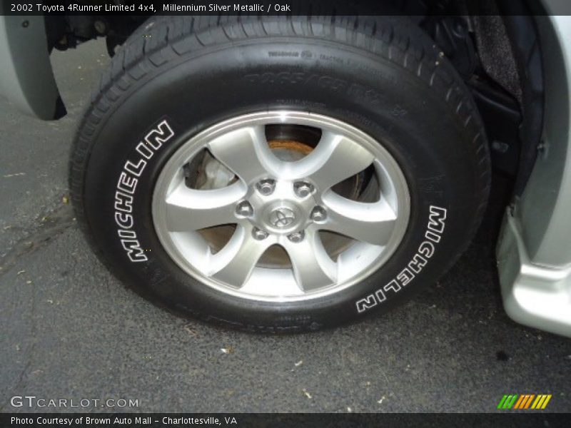 Millennium Silver Metallic / Oak 2002 Toyota 4Runner Limited 4x4