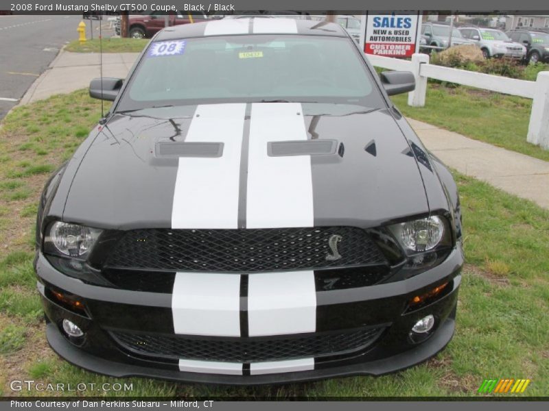 Black / Black 2008 Ford Mustang Shelby GT500 Coupe