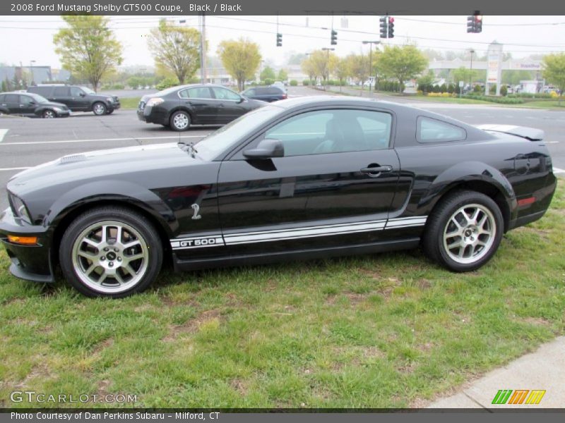 Black / Black 2008 Ford Mustang Shelby GT500 Coupe