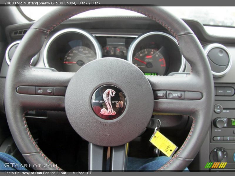 Black / Black 2008 Ford Mustang Shelby GT500 Coupe