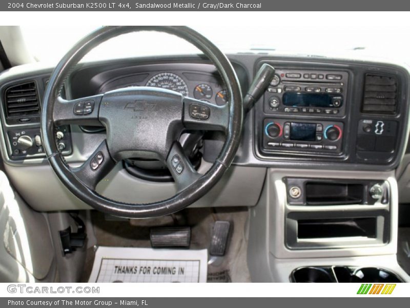 Dashboard of 2004 Suburban K2500 LT 4x4