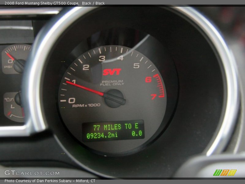 Black / Black 2008 Ford Mustang Shelby GT500 Coupe