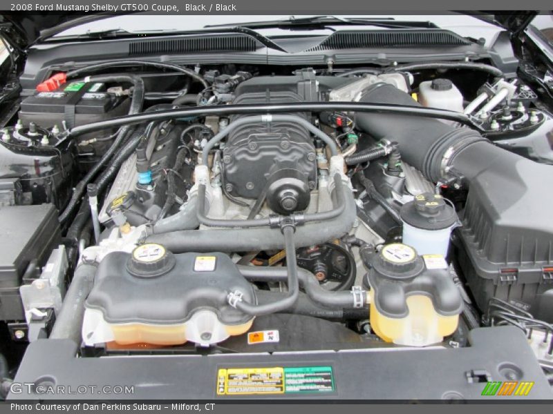 Black / Black 2008 Ford Mustang Shelby GT500 Coupe