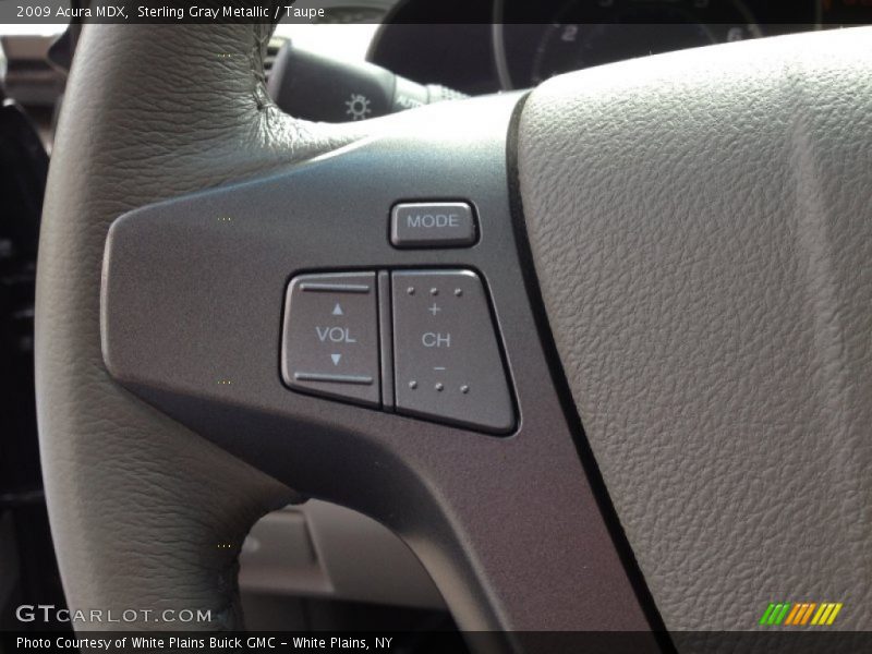 Sterling Gray Metallic / Taupe 2009 Acura MDX