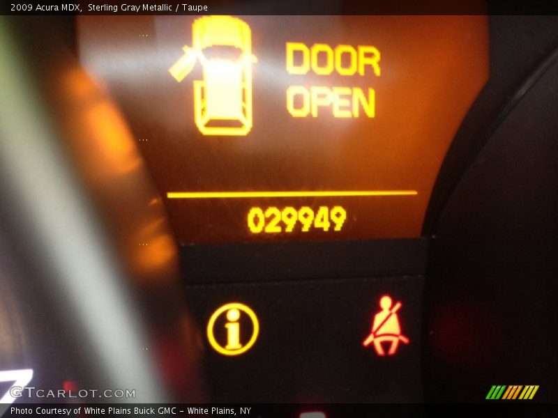 Sterling Gray Metallic / Taupe 2009 Acura MDX