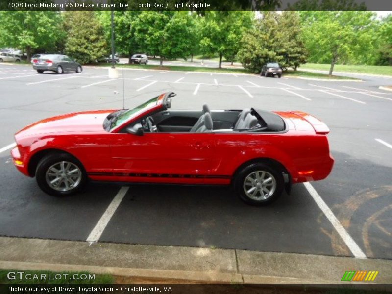 Torch Red / Light Graphite 2008 Ford Mustang V6 Deluxe Convertible