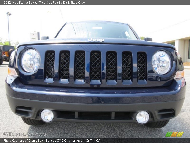 True Blue Pearl / Dark Slate Gray 2012 Jeep Patriot Sport