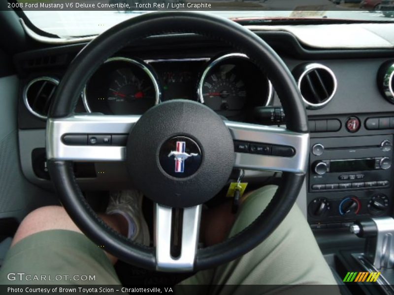 Torch Red / Light Graphite 2008 Ford Mustang V6 Deluxe Convertible