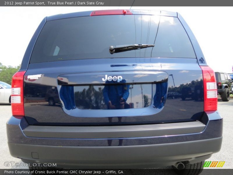 True Blue Pearl / Dark Slate Gray 2012 Jeep Patriot Sport