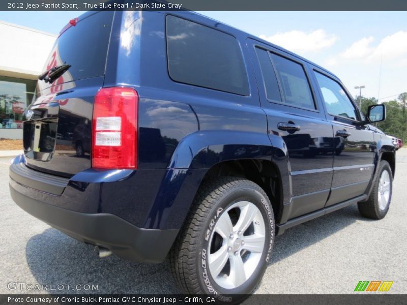 True Blue Pearl / Dark Slate Gray 2012 Jeep Patriot Sport