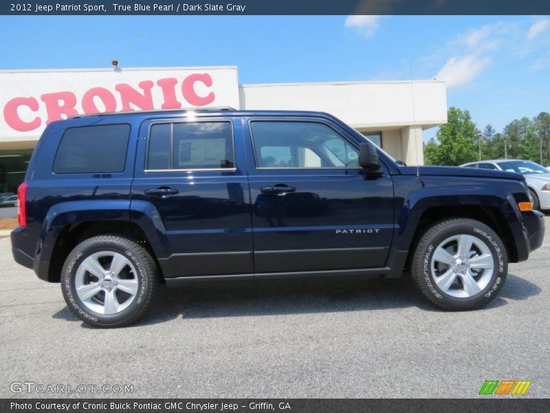 True Blue Pearl / Dark Slate Gray 2012 Jeep Patriot Sport