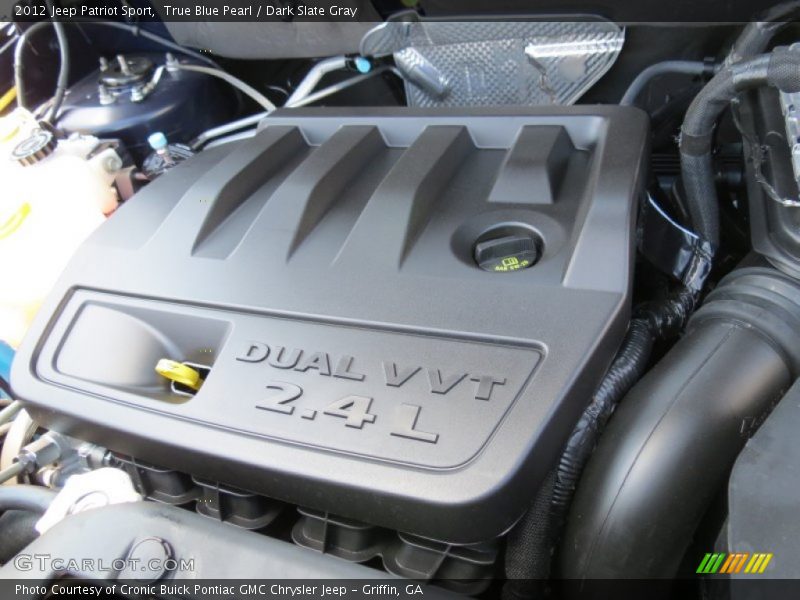 True Blue Pearl / Dark Slate Gray 2012 Jeep Patriot Sport