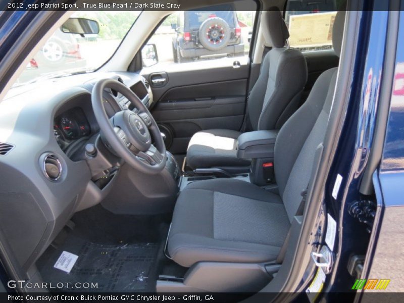 True Blue Pearl / Dark Slate Gray 2012 Jeep Patriot Sport