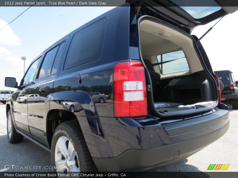 True Blue Pearl / Dark Slate Gray 2012 Jeep Patriot Sport
