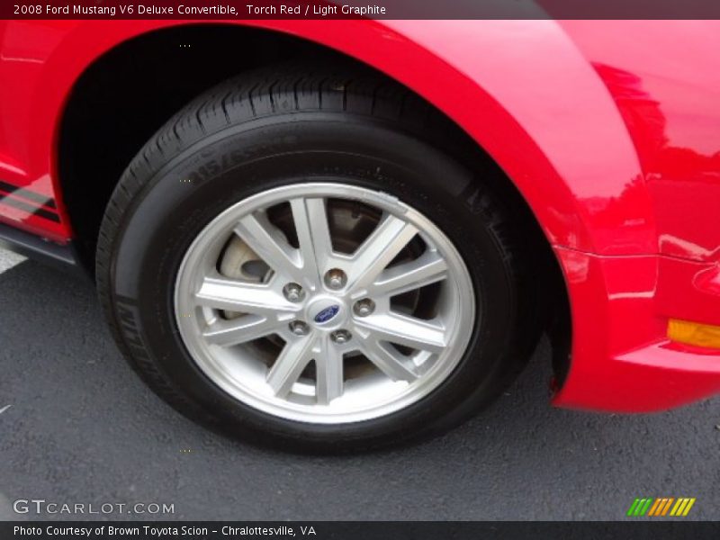 Torch Red / Light Graphite 2008 Ford Mustang V6 Deluxe Convertible
