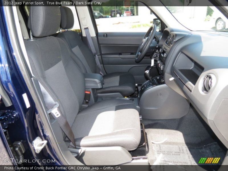 True Blue Pearl / Dark Slate Gray 2012 Jeep Patriot Sport