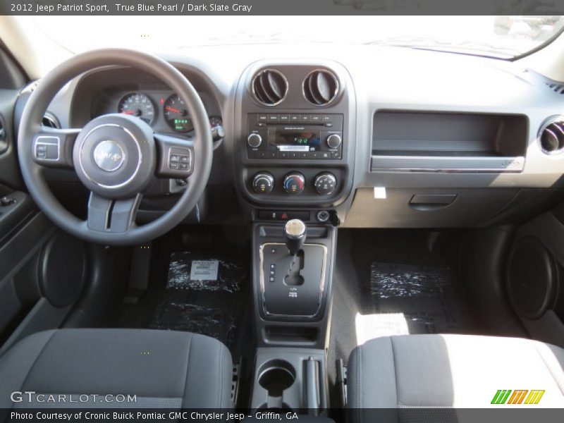 True Blue Pearl / Dark Slate Gray 2012 Jeep Patriot Sport