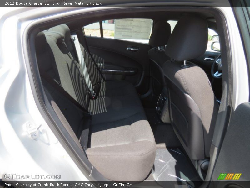 Bright Silver Metallic / Black 2012 Dodge Charger SE