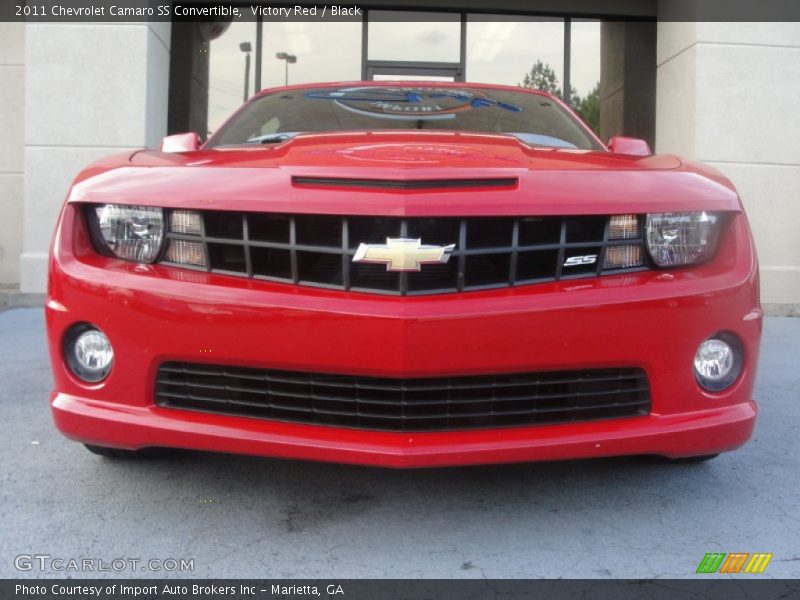 Victory Red / Black 2011 Chevrolet Camaro SS Convertible