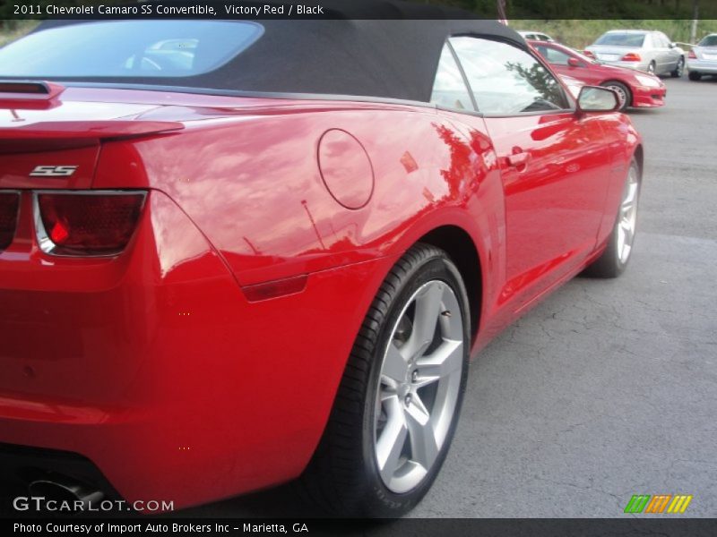Victory Red / Black 2011 Chevrolet Camaro SS Convertible