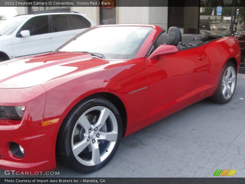 Victory Red / Black 2011 Chevrolet Camaro SS Convertible