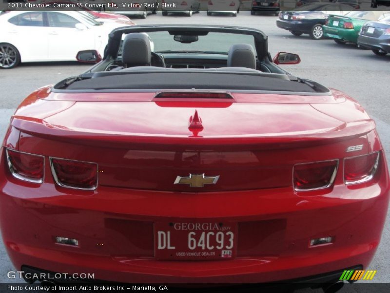 Victory Red / Black 2011 Chevrolet Camaro SS Convertible