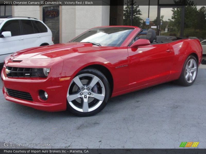 Victory Red / Black 2011 Chevrolet Camaro SS Convertible
