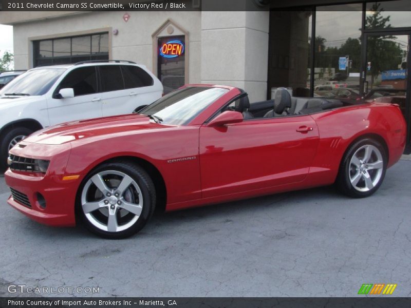 Victory Red / Black 2011 Chevrolet Camaro SS Convertible