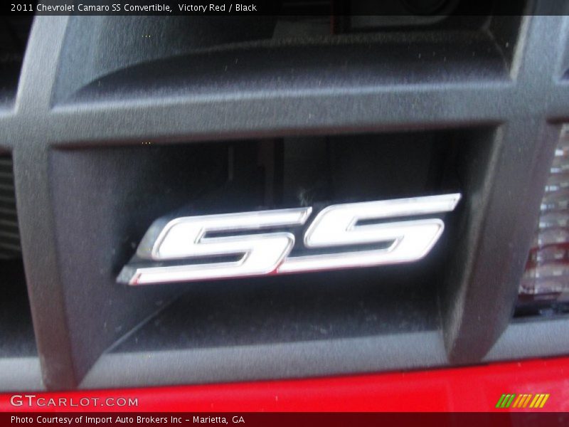 Victory Red / Black 2011 Chevrolet Camaro SS Convertible