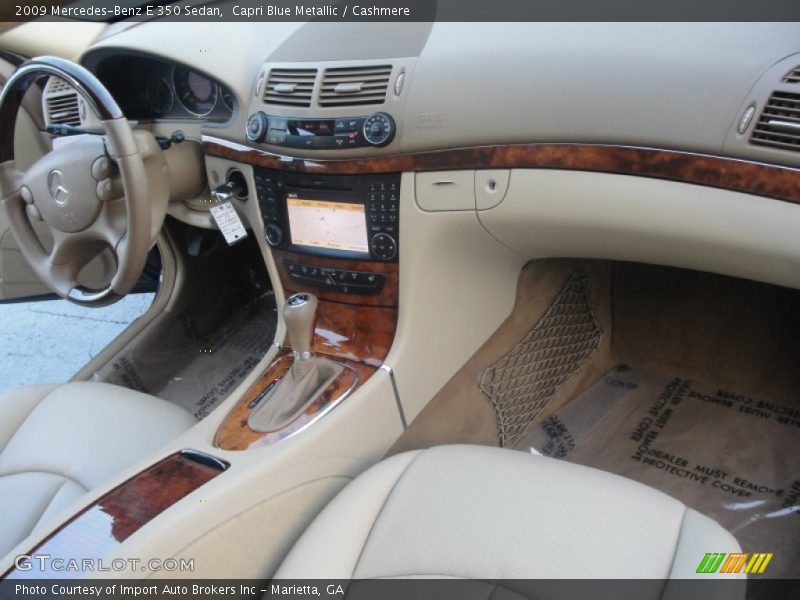 Capri Blue Metallic / Cashmere 2009 Mercedes-Benz E 350 Sedan