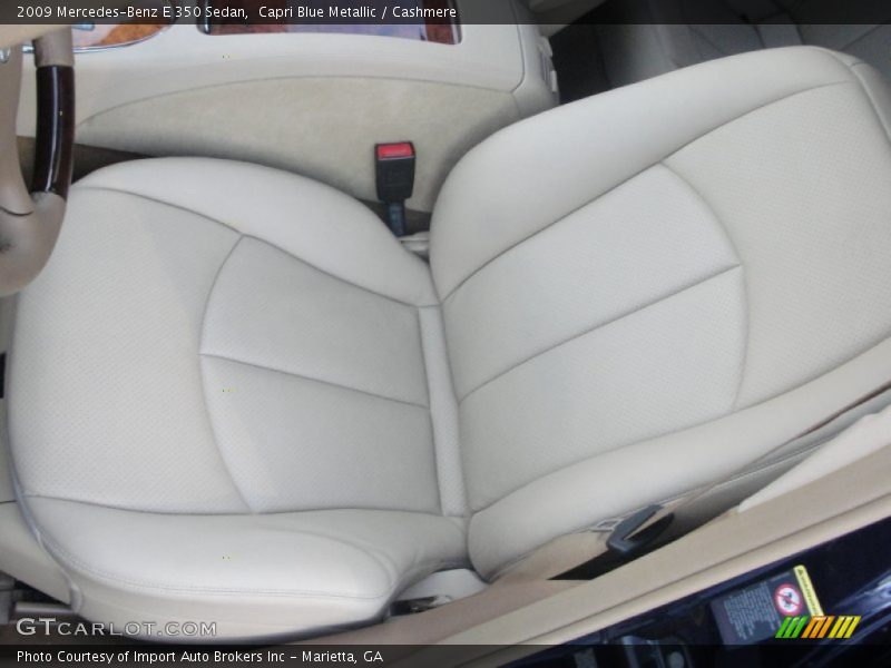 Capri Blue Metallic / Cashmere 2009 Mercedes-Benz E 350 Sedan