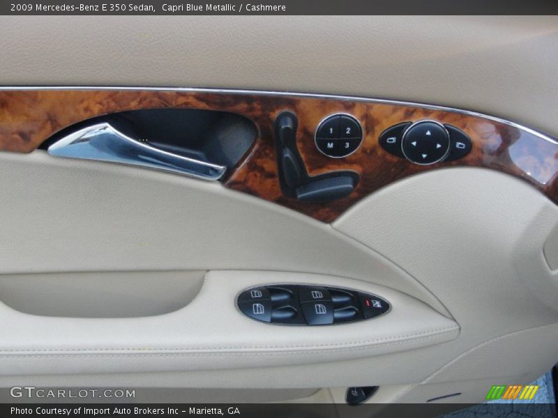 Capri Blue Metallic / Cashmere 2009 Mercedes-Benz E 350 Sedan