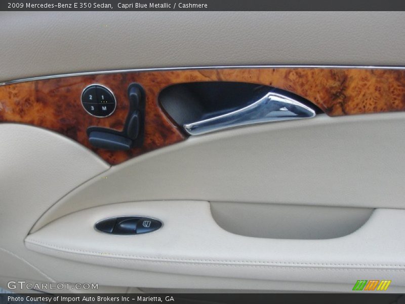 Capri Blue Metallic / Cashmere 2009 Mercedes-Benz E 350 Sedan
