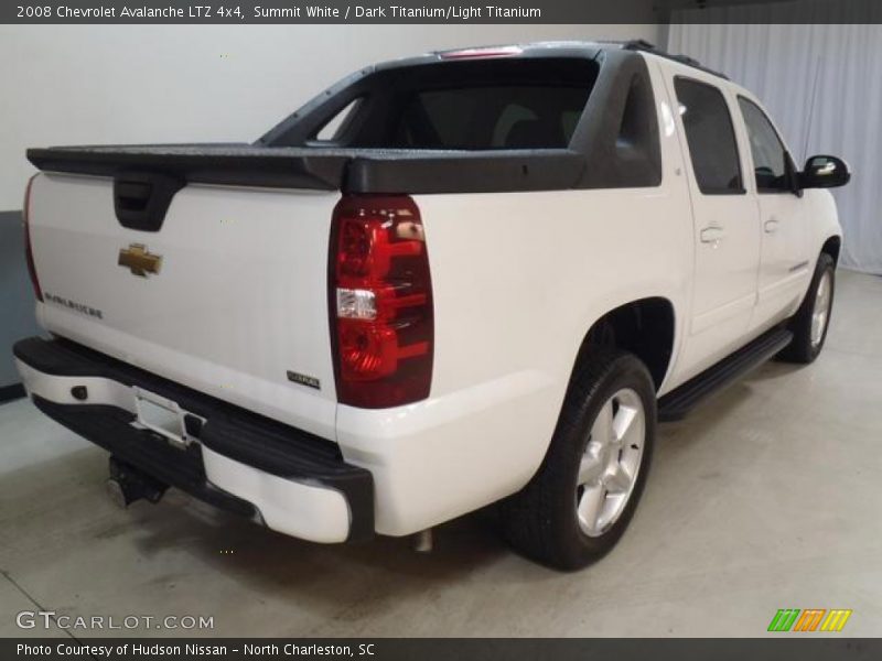 Summit White / Dark Titanium/Light Titanium 2008 Chevrolet Avalanche LTZ 4x4