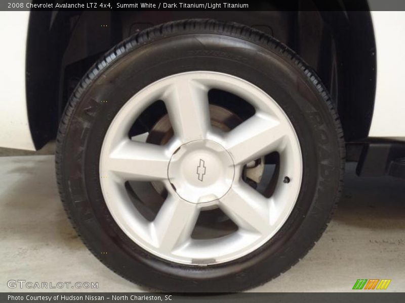 Summit White / Dark Titanium/Light Titanium 2008 Chevrolet Avalanche LTZ 4x4