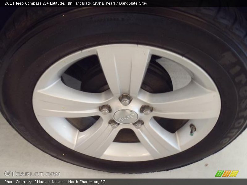 Brilliant Black Crystal Pearl / Dark Slate Gray 2011 Jeep Compass 2.4 Latitude