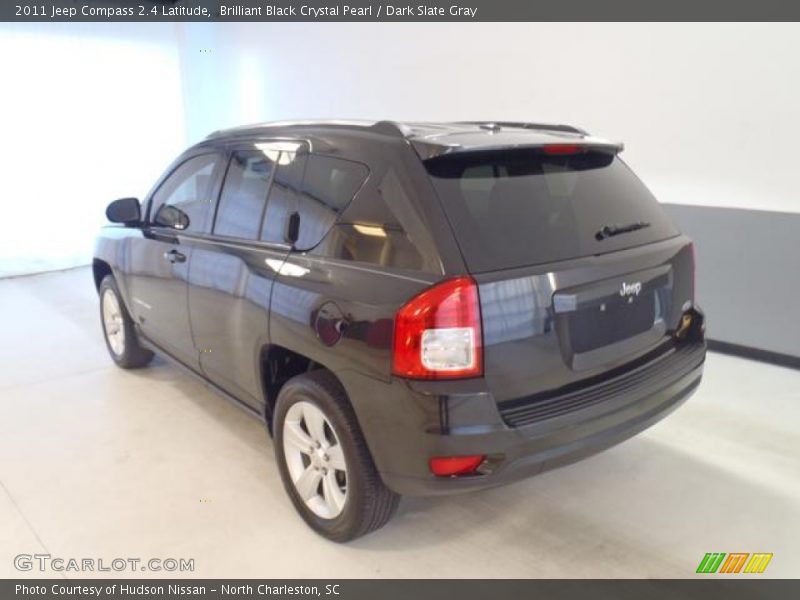 Brilliant Black Crystal Pearl / Dark Slate Gray 2011 Jeep Compass 2.4 Latitude