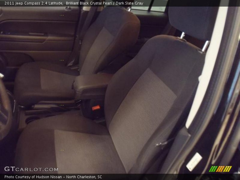 Brilliant Black Crystal Pearl / Dark Slate Gray 2011 Jeep Compass 2.4 Latitude