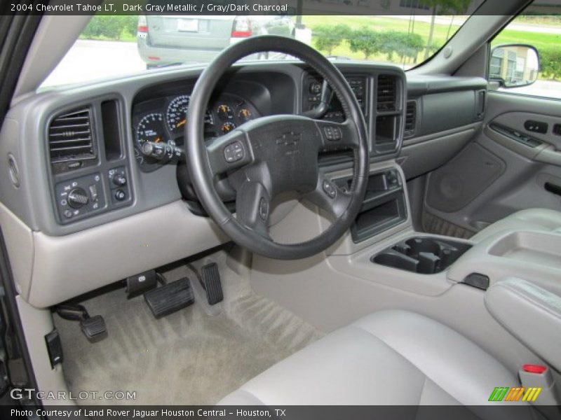 Dark Gray Metallic / Gray/Dark Charcoal 2004 Chevrolet Tahoe LT