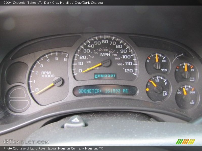 Dark Gray Metallic / Gray/Dark Charcoal 2004 Chevrolet Tahoe LT