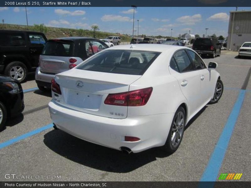 Starfire White Pearl / Black 2008 Lexus IS 250