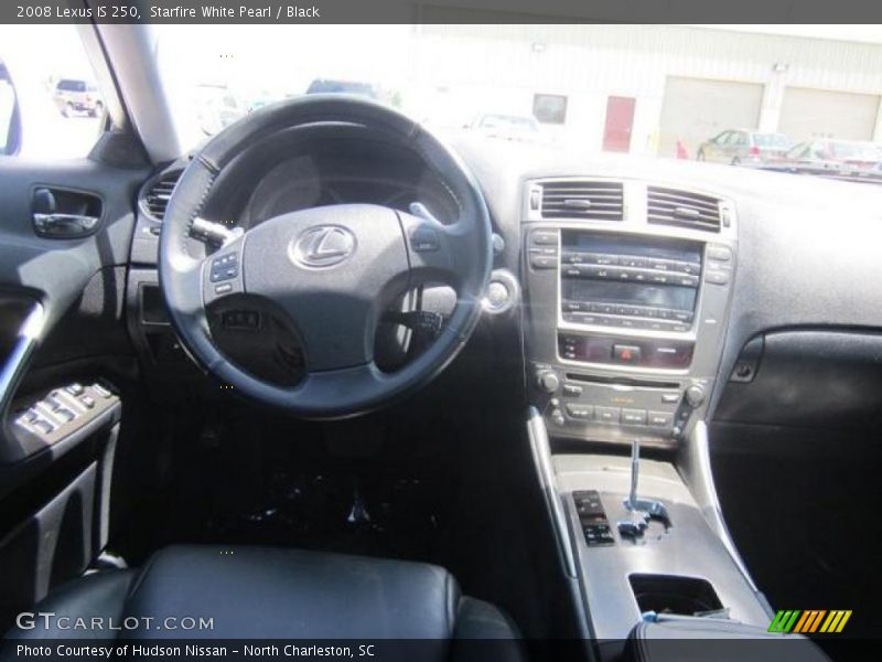 Starfire White Pearl / Black 2008 Lexus IS 250