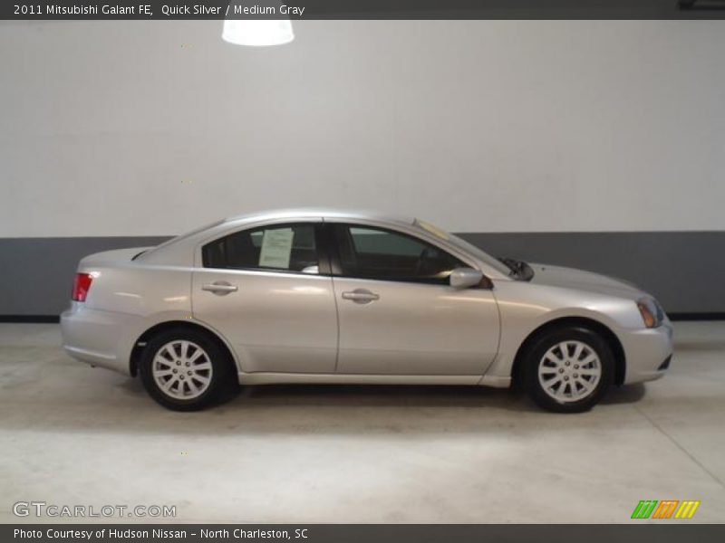 Quick Silver / Medium Gray 2011 Mitsubishi Galant FE