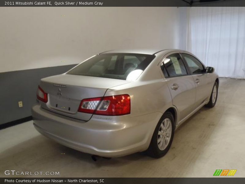 Quick Silver / Medium Gray 2011 Mitsubishi Galant FE