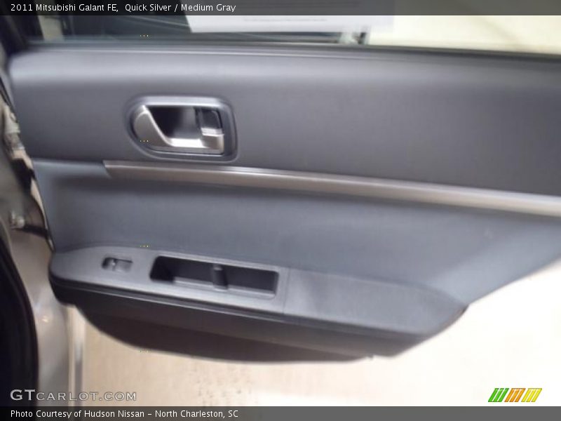 Quick Silver / Medium Gray 2011 Mitsubishi Galant FE