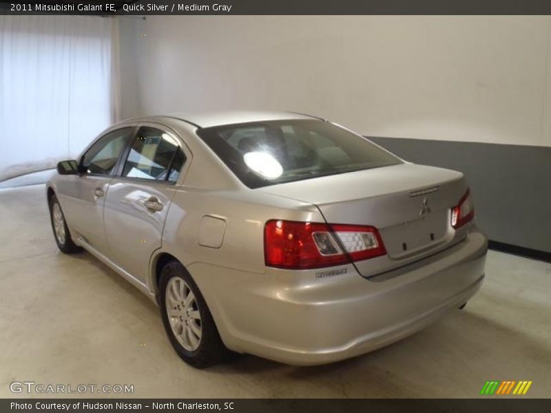 Quick Silver / Medium Gray 2011 Mitsubishi Galant FE