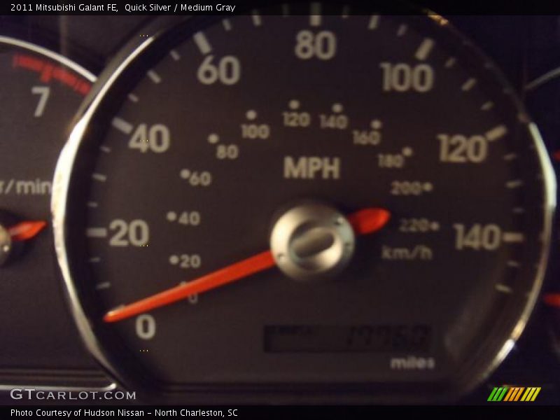 Quick Silver / Medium Gray 2011 Mitsubishi Galant FE